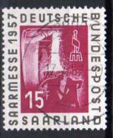 Saarland 1957 Mi 400, Gestempelt [140912III] @ - Usados