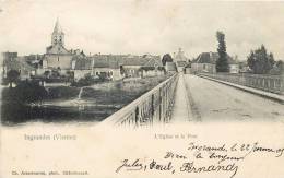 INGRANDES EGLISE ET PONT 1900 VIENNE 86 - Ingrandes