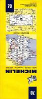 CARTE MICHELIN N°70 NEUVE PATINE SOLDE LIBRAIRIE MANUFACTURE FRANCAISE DES PNEUMATIQUES TOURISME FRANCE 1978 BEAUNE EVIA - Mapas/Atlas