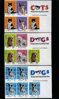 AUSTRALIA - 2004 CATS AND DOGS  THREE SELF-ADHESIVE SHEETLETS   MINT NH - Blocks & Sheetlets