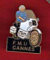 24923-pin's Motard.FMU Cannes.police.gendarmerie..Menton.alpes Maritimes. - Motos