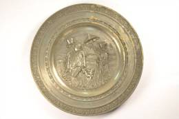 Petite Assiette Décorative Deutsche Malermeister (édition Limitée) Etain / Zinc - Estaño