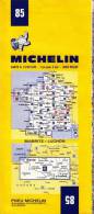 CARTE MICHELIN N°85 NEUVE STOCK LIBRAIRIE MANUFACTURE FRANCAISE DES PNEUMATIQUES TOURISME FRANCE 1975 BIARRITZ LUCHON - Mappe/Atlanti