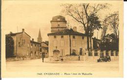 CPA  CAUSSADE, Place De Léon De Malaville  6439 - Caussade