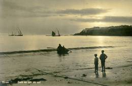 REAL PHOTO POSTCARD PRAIA SINES COSTA ALENTEJANA PORTUGAL CARTE POSTALE - Setúbal