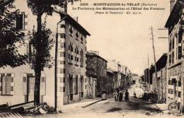 /43/  MONTFAUCON DU VELAY LE FAUBOURG HOTEL DES PLATANES ROUTE DE DUNIERES - Montfaucon En Velay