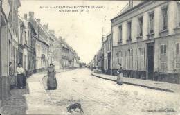 NORD PAS DE CALAIS - 62 - AVESNES LE COMTE - Grande Rue - Animation - Avesnes Le Comte