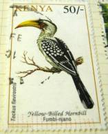 Kenya 1993 Yellow-billed Hornbill 50s - Used - Kenia (1963-...)