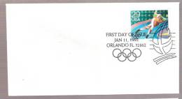 FDC Olympics 1992 Winter Games - 1991-2000