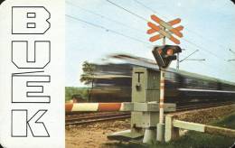 RAIL * RAILWAY * RAILROAD * TRAIN * LOCOMOTIVE * BARRIER * HUNGARIAN STATE RAILWAYS * CALENDAR * MAV 1978 1 * Hungary - Small : 1971-80