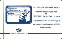 RAIL * RAILWAY * RAILROAD * TRAIN TICKET * HUNGARIAN STATE RAILWAYS * CALENDAR * MAV 1979 4 * Hungary - Small : 1971-80