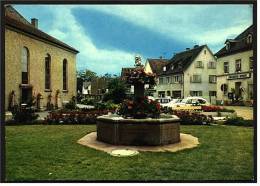 Bad Krozingen  Brunnen Am Rathaus , Thermalkurort Am Schwarzwald ,  Ansichtskarte Ca. 1975    (1328) - Bad Krozingen