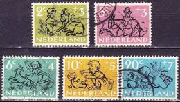 1952 Kinderzegels Gestempelde Serie NVPH 596 / 600 - Oblitérés