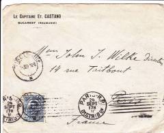 Roumanie 1910 - Brief Letter Lettre - Poststempel (Marcophilie)