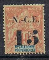 NOUVELLE-CALEDONIE N°66 N* Variété Tête Du "5" Sans Boule - Unused Stamps