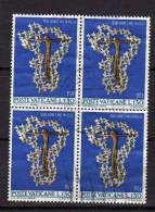 Vaticano ° -X- 1971 - Contro Le Discriminazioni Razziali. £ 130  Quartina - Used Stamps