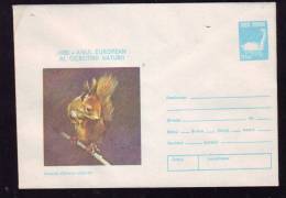 SQUIRREL, 1980, COVER STATIONERY, ENTIER POSTAL, UNUSED, ROMANIA - Nager