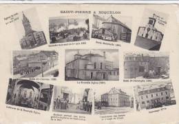 ST PIERRE Et MIQUELON : Carte De Souscription En Faveur Des Ecoles Libres - Très Rare ! - Saint Pierre And Miquelon