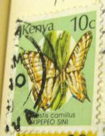 Kenya 1988 Butterfly Kipepeo Sini 10c - Used - Kenia (1963-...)