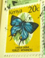 Kenya 1988 Butterfly Feruzi Mtaindu 20c - Used - Kenia (1963-...)