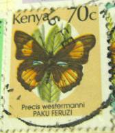 Kenya 1988 Butterfly Paku Feruzi 70c - Used - Kenia (1963-...)