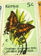 Kenya 1988 Butterfly Mfunda Fepha Taita 5s - Used - Kenia (1963-...)