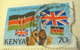 Kenya 1983 Visit Of HM Queen Elizabeth 70c - Used - Kenia (1963-...)