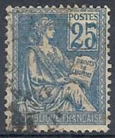 1900-01 FRANCIA USATO ALLEGORIA TIPO MOUCHON 25 CENT I TIPO - FR478-4 - 1900-02 Mouchon