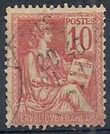 1900-01 FRANCIA USATO ALLEGORIA TIPO MOUCHON 10 CENT II TIPO - FR479-5 - 1900-02 Mouchon