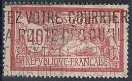 1900 FRANCIA USATO ALLEGORIA TIPO MERSON 40 CENT - FR480 - 1900-27 Merson