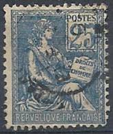 1900-01 FRANCIA USATO ALLEGORIA TIPO MOUCHON 25 CENT II TIPO - FR480 - 1900-02 Mouchon