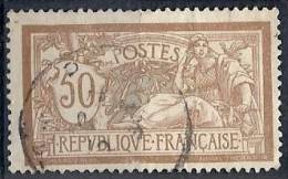 1900 FRANCIA USATO ALLEGORIA TIPO MERSON 50 CENT - FR481 - 1900-27 Merson