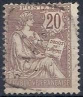 1902 FRANCIA USATO ALLEGORIA TIPO MOUCHON 20 CENT - FR481-2 - 1900-02 Mouchon