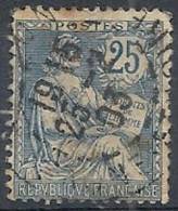 1902 FRANCIA USATO ALLEGORIA TIPO MOUCHON 25 CENT - FR481 - 1900-02 Mouchon