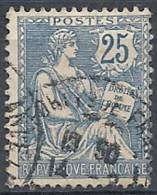 1902 FRANCIA USATO ALLEGORIA TIPO MOUCHON 25 CENT - FR481-5 - 1900-02 Mouchon