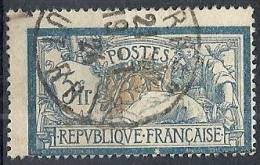 1900 FRANCIA USATO ALLEGORIA TIPO MERSON 5 F - FR482 - 1900-27 Merson