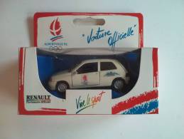 Jeux Olympiques D' Hiver ALBERTVILLE 92 Modèle Réduit CLIO RENAULT  Partenaire Officiel J.O. - Reclame - Alle Merken