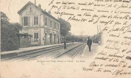 H H S 19/ C P A  -  SAVIGNY SUR ORGE   (91)    LA GARE - Savigny Sur Orge