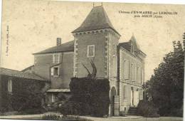 Chateau D'ENMARRE Par LEBOULIN  Près AUCH (Gers)     Recto Verso - Other Municipalities