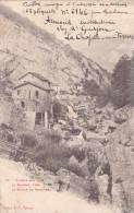 CPA 38 @ LA BALME DE RENCUREL @ Scierie Sur La Bourne En 1902 - La Balme-les-Grottes