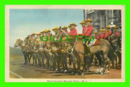 POLICE - TROUPS, ROYAL CANADIAN MOUNTED POLICE ON THEIR HORSES - PECO - - Policia – Gendarmería