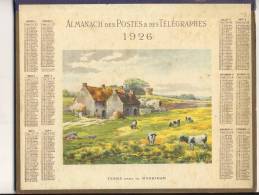 ALMANACH DES POSTES ET DES TELEGRAPHES  (1926) Ferme Dans Le Morbihan - Tamaño Grande : 1921-40
