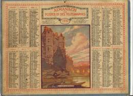 ALMANACH DES POSTES ET DES TELEGRAPHES  (1930)  Ile Soir A Espalion - Grossformat : 1921-40