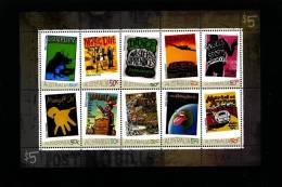 AUSTRALIA - 2006 ROCK POSTERS  SHEETLET  MINT NH - Blocks & Sheetlets