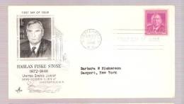 FDC Harlan Fiske Stone - 1941-1950