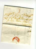 DB771-1762 Lettera Contenuto FOLLINE-VENEZIA-bollo ROSSO Tassa 3 SOLDI - 1. ...-1850 Prephilately