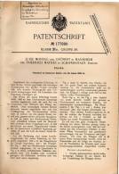 Original Patentschrift - F. Mathes In Schifferstadt Und Mannheim , 1906 , Glocke , Glocken !!! - Cloches