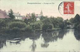 NORD PAS DE CALAIS - 62 - PAS DE CALAIS - FAUQUEMBERGUES - Paysage Sur L'Aa - Colorisée - Fauquembergues