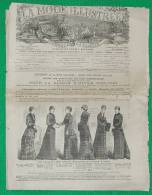 LA MODE ILLUSTREE Saison Hiver 1880 - 1881 - Revues Anciennes - Avant 1900