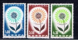 P Portugal 1964 Mi 963-65 Mnh EUROPA - Neufs